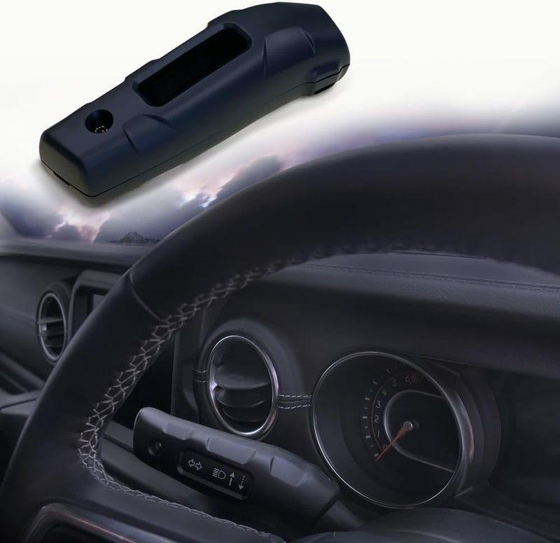 AZUTO Turn Signal Lever Extension Blinker Switch Extension for Jeep Wrangler (JL) / Gladiator (JT) 2018-2026 Black Color Wrangler Accessories Indicator Switch Extension - Image 1